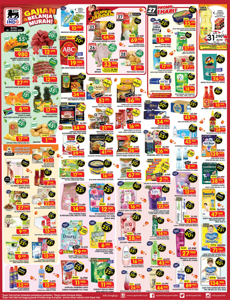 Promo 25-28 November